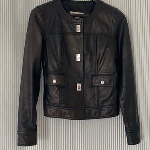 Michael Kors Black Leather Jacket